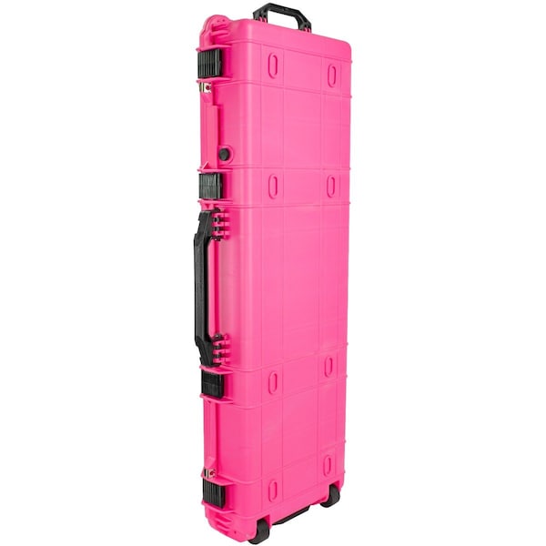 Eylar 44in Roller Hard Rifle Case Waterproof w/ Foam Pink - SA00008-PIN