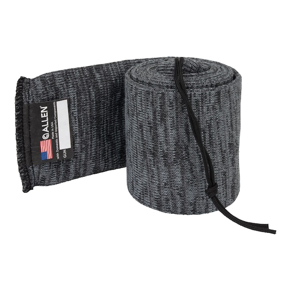 Allen Co 52 in. Gun Sock, Extra Wide Firearms with Large Scopes, Heather Gray - 13105