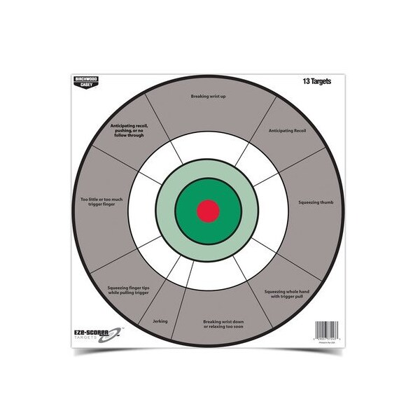 Birchwood Casey Eze-Scorer Handgun Trainer, Targ, 12 - BC-37245