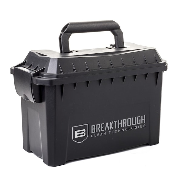 Breakthrough Clean Technologies Ammo Can, 9.75 in. L x 4.75 in. W x 6 in. H, Black - BT-AMMO-CAN