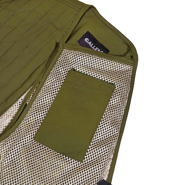 Allen Co Ace Shooting Vest, Ambidextrous, X-Large/2-XL, Olive/Tan - 22612