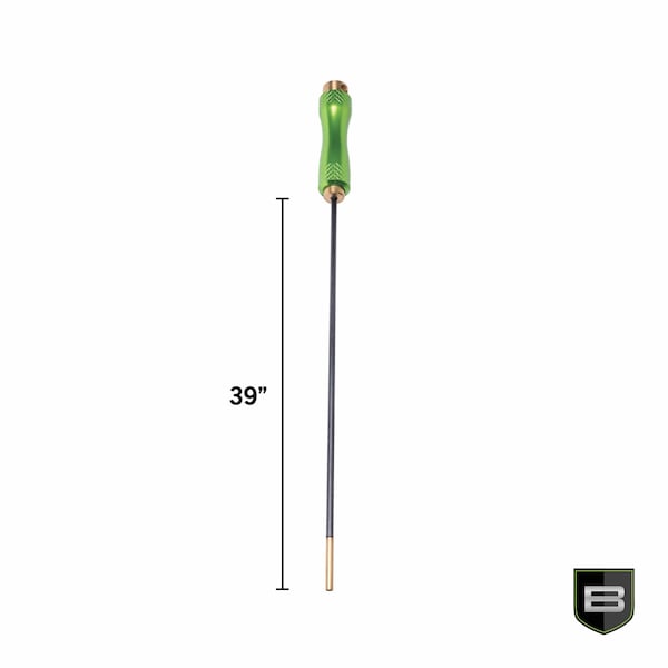 Breakthrough Clean Technologies 39in. Carbon Fiber Cleaning Rod w/ Rotating, Ergonomic Handle, .22 thru .50 Caliber & 5mm, Multi-Color - BT-CFRR-39