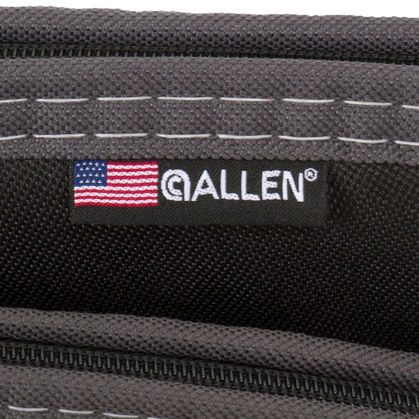Allen Co 13-in. Deluxe Handgun Case, Black/Gray - 444-13