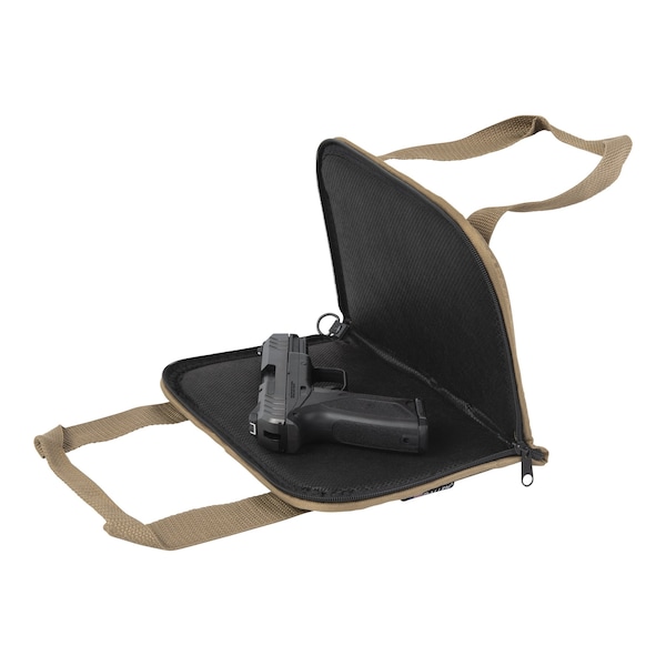 Allen Co Pistol Tote, Most Semi-Auto Handguns & Revolvers, FDE - 3642