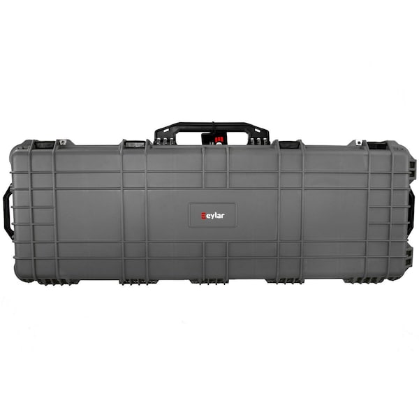 Eylar 44in Roller Hard Rifle Case Waterproof w/ Foam Gray - SA00008-GRA