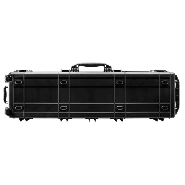 Eylar XL Deep 53in Roller Hard Rifle Case Waterproof w/ Foam Black - SA00069