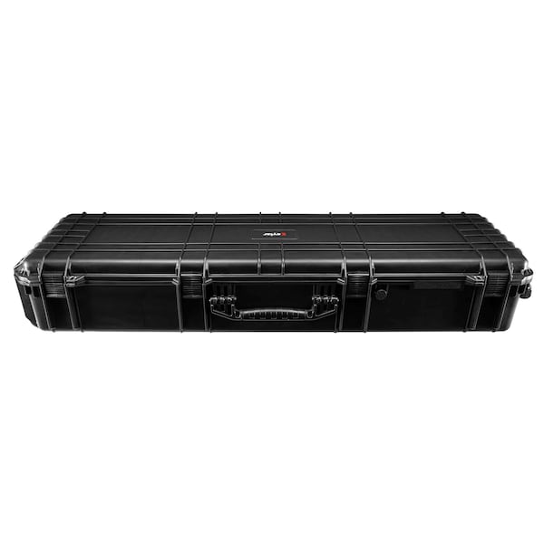 Eylar XL Deep 53in Roller Hard Rifle Case Waterproof w/ Foam Black - SA00069