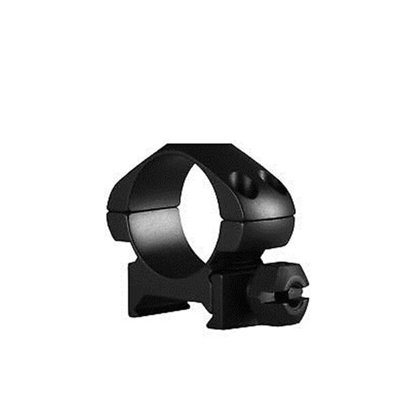 Hawke Optics Hawke Sport Optics  1 in. Precision Steel Rings Weaver Low with Nut, Black - 2 Piece - 23000