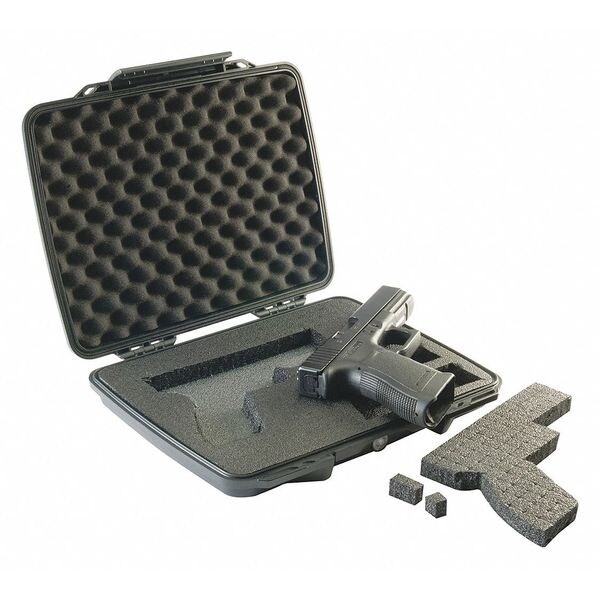 Pelican Pistol for Case 1075 with Foam, Black - P1075
