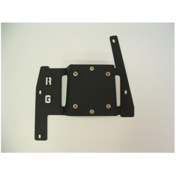 Rugged Gear Compact Floor Mount 2010-Up Polaris Ranger Midsize 2010 Up Adapter Plate - 10146