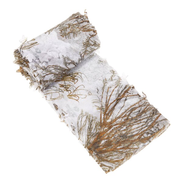 Vanish 3D Leafy Omnitex Blind Making Material, 12' x 56 in., Mossy Oak Winter Brush - 25324