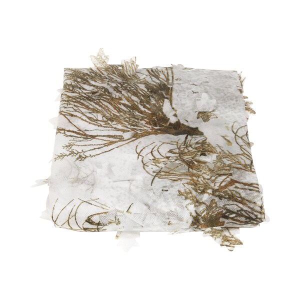 Vanish 3D Leafy Omnitex Blind Making Material, 12' x 56 in., Mossy Oak Winter Brush - 25324