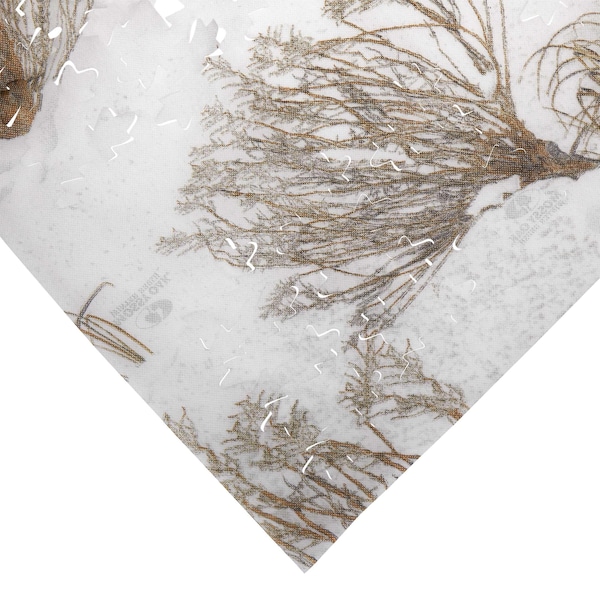 Vanish 3D Leafy Omnitex Blind Making Material, 12' x 56 in., Mossy Oak Winter Brush - 25324