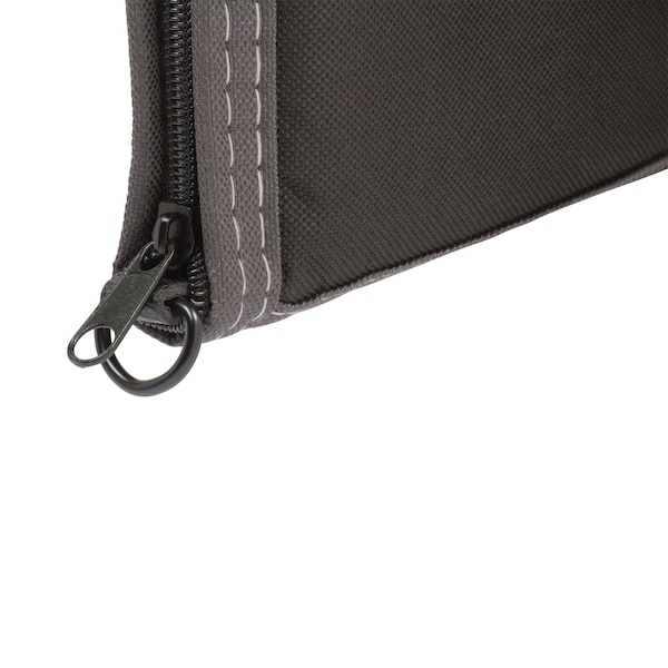 Allen Co 8-in. Deluxe Handgun Case, Black/Gray - 444-8