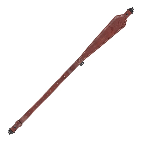 Allen Co Heritage Deer Deboss Leather Rifle Sling, Brown - 8510