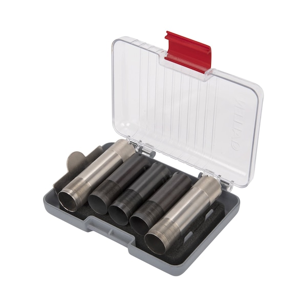 Allen Co Competitor Choke Tube Case, Holds 5 Standard Tubes 3.25-in. or 3 Extended Tubes 5-in., Black/Red - 8337