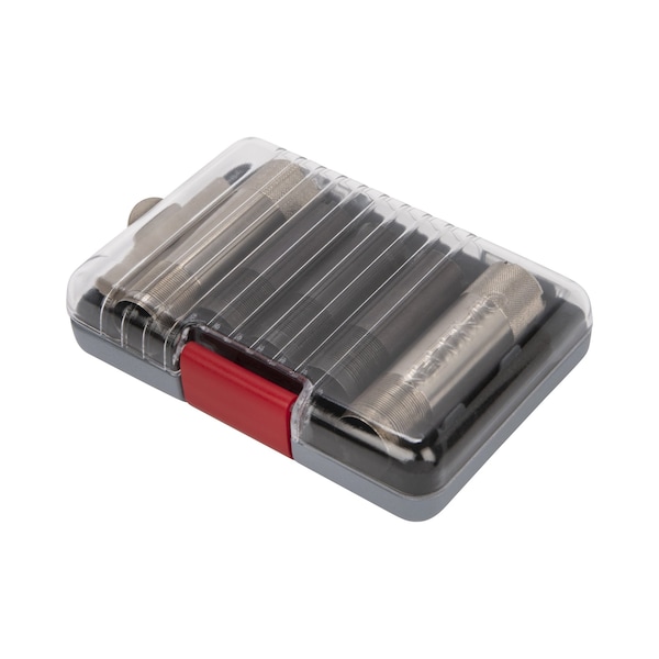 Allen Co Competitor Choke Tube Case, Holds 5 Standard Tubes 3.25-in. or 3 Extended Tubes 5-in., Black/Red - 8337