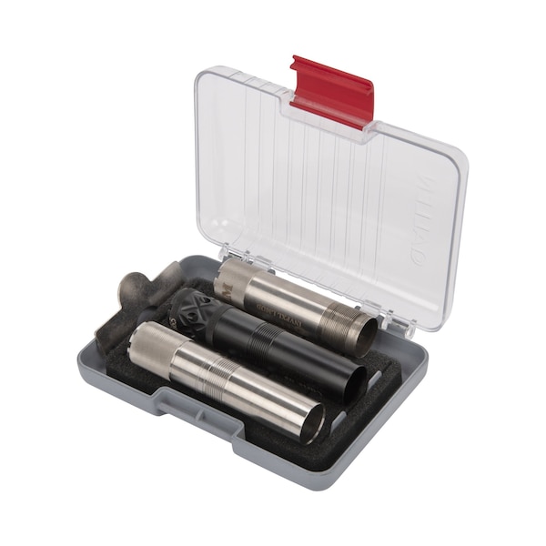 Allen Co Competitor Choke Tube Case, Holds 5 Standard Tubes 3.25-in. or 3 Extended Tubes 5-in., Black/Red - 8337