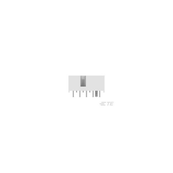 Te Connectivity Board Connector, 5 Contact(S), 1 Row(S), Male, Straight, Solder Terminal, Natural Insulator - 6-1971845-5