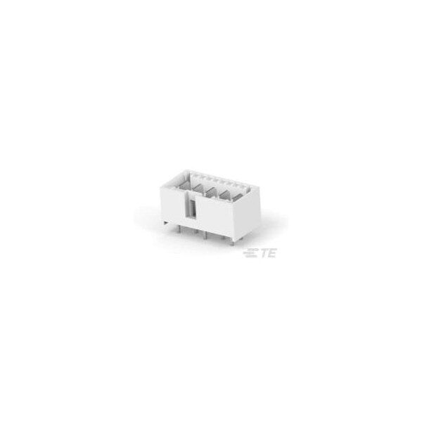 Te Connectivity Board Connector, 5 Contact(S), 1 Row(S), Male, Straight, Solder Terminal, Natural Insulator - 6-1971845-5