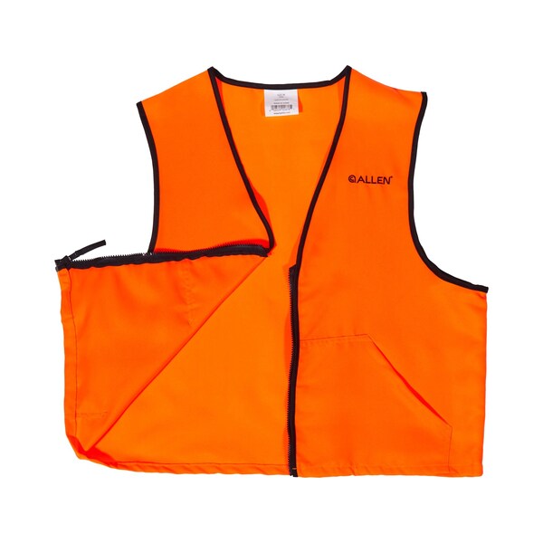 Allen Co Deluxe Blaze Orange Safety & Hunting Vest, Medium - 15765