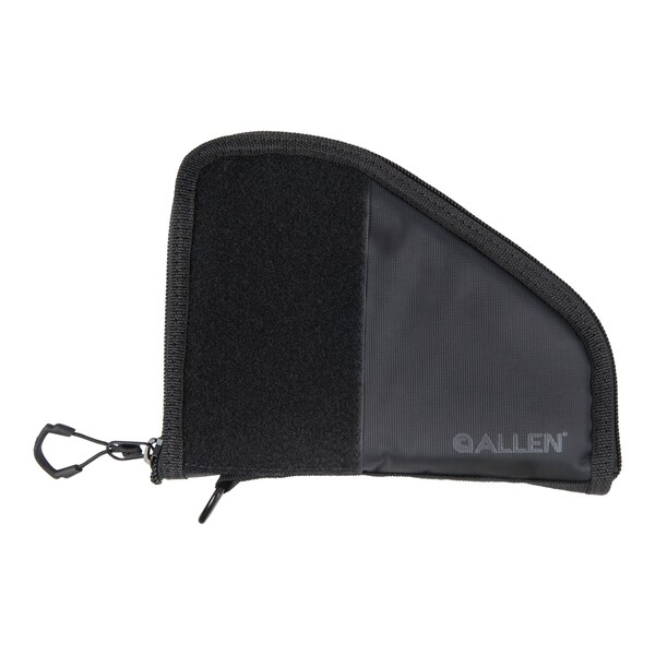 Allen Co Pistol Case with Mag Pouch, Compact Handguns up to 8 in., Black - 78-7