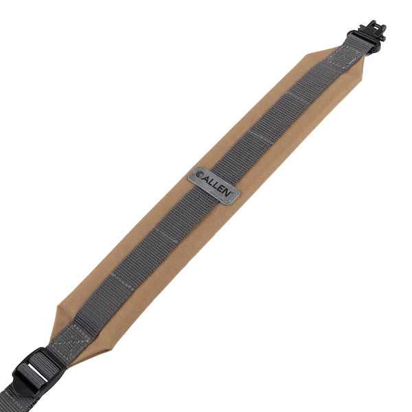 Allen Co Durango Two-Point Padded Sling w/ Swivels, Holds 500lbs., FDE - 8546
