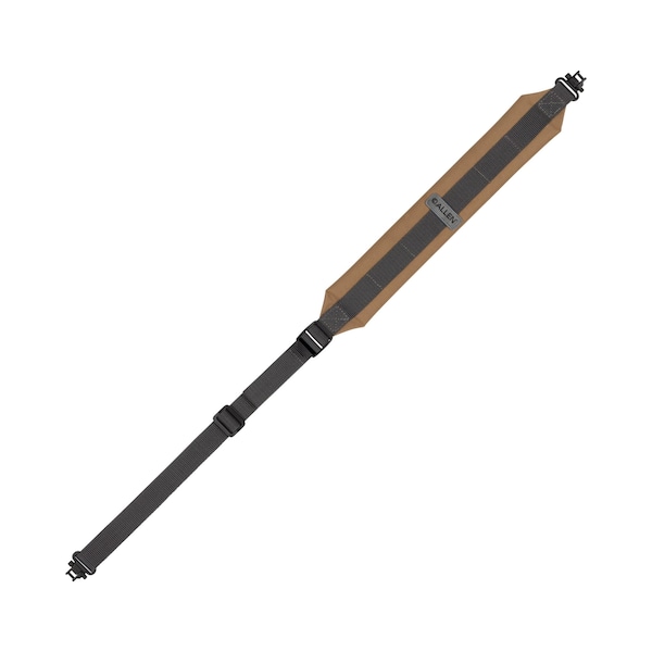 Allen Co Durango Two-Point Padded Sling w/ Swivels, Holds 500lbs., FDE - 8546