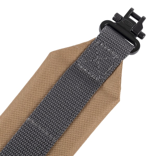 Allen Co Durango Two-Point Padded Sling w/ Swivels, Holds 500lbs., FDE - 8546