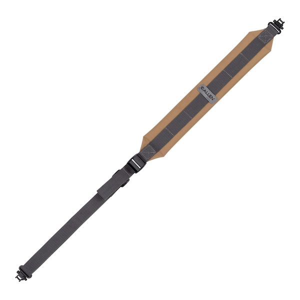 Allen Co Durango Two-Point Padded Sling w/ Swivels, Holds 500lbs., FDE - 8546