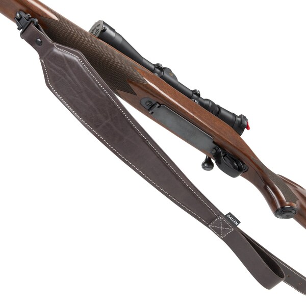 Allen Co Heritage Plain Dark Leather Rifle Sling, Mahogany - 8511