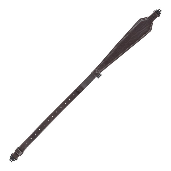 Allen Co Heritage Plain Dark Leather Rifle Sling, Mahogany - 8511