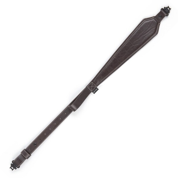 Allen Co Heritage Plain Dark Leather Rifle Sling, Mahogany - 8511