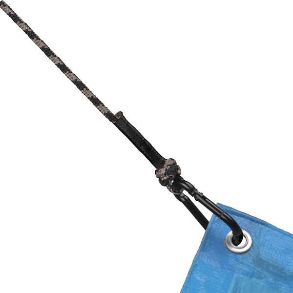 Allen Co Deluxe Reflective Hoist Rope, 30-Feet Long, Black - 7249