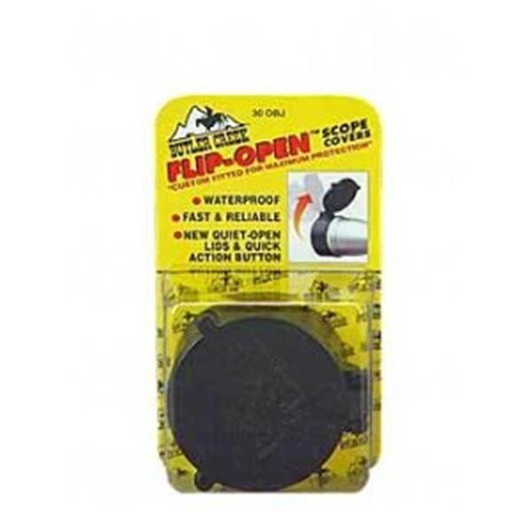 Butler Creek Flip-Open Scope Cover 2.36 in. Objective Size 44 Black - 30440
