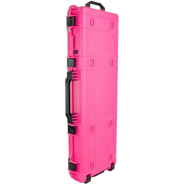 Eylar 38in Roller Hard Rifle Case Waterproof w/ Foam Pink - SA00013-PIN