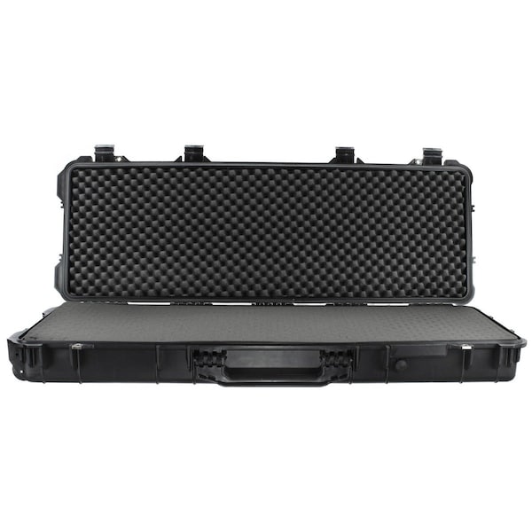 Eylar 44in Roller Hard Rifle Case Waterproof w/ Foam Black - SA00008
