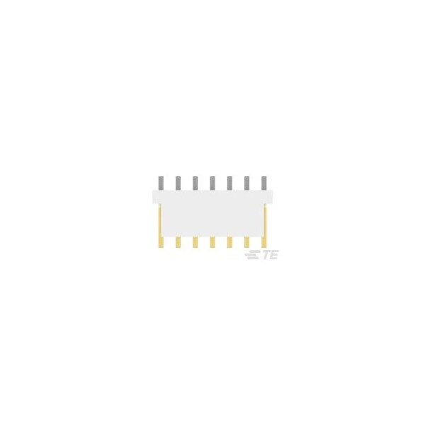 Te Connectivity Headers & Wire Housings Frctn Lk Hdr Str 7P Square Post Gold - 3-641208-7