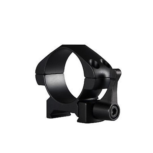 Hawke Optics Hawke Sport Optics  30mm Precision Steel Rings Weaver Low with Lever, Black - 2 Piece - 23015