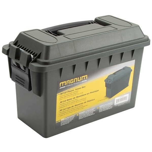 Magnum Magnum 10120 Ammo Box, Plastic, Outdoor Green - 10120