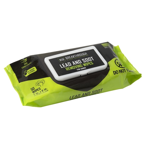 Breakthrough Clean Technologies Breakthrough Clean Technologies Lead & Heavy Metal Removal Wipes, 7" x 6" - BT-LRW-50