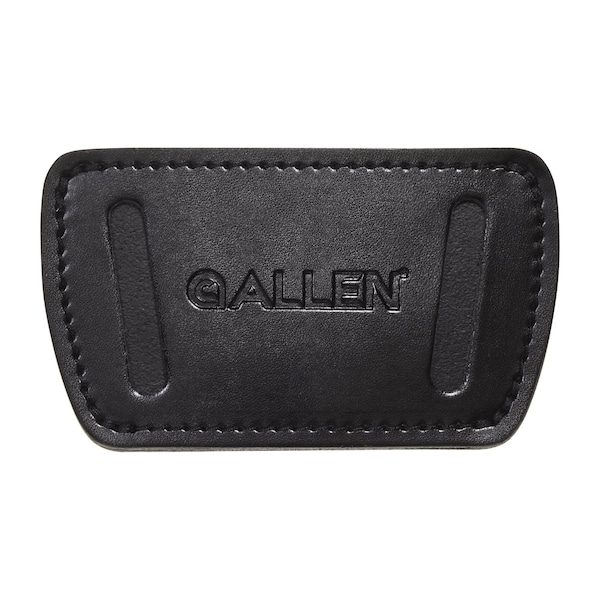 Allen Co Glenwood Leather Belt Slide Gun Holster, Ambidextrous, Med/Large Frame Semi-Auto Handguns, Black - 44831