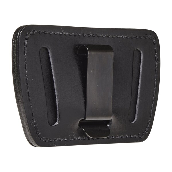 Allen Co Glenwood Leather Belt Slide Gun Holster, Ambidextrous, Med/Large Frame Semi-Auto Handguns, Black - 44831