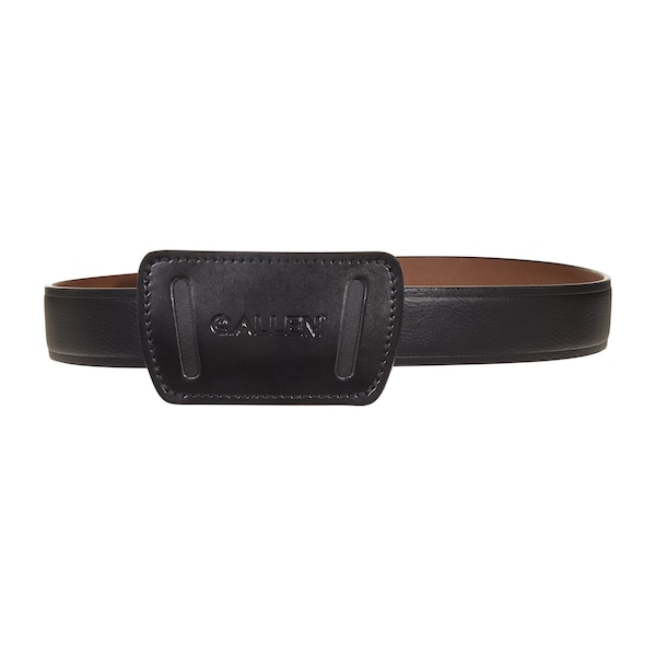 Allen Co Glenwood Leather Belt Slide Gun Holster, Ambidextrous, Med/Large Frame Semi-Auto Handguns, Black - 44831
