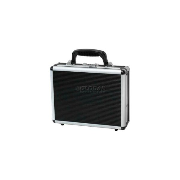 T.Z. Case International Inc. TZ Case, Pistol Case, 11-1/2"L x 9"W x 3-1/4"H, Black Stripe - TZ0011-BS+