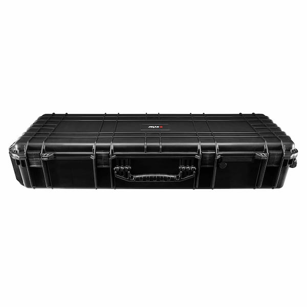 Eylar XL Deep 44in Roller Hard Rifle Case Waterproof w/ Foam Black - SA00068