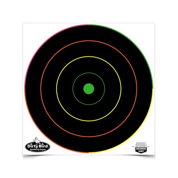 Birchwood Casey Targets Multi-Color Bulls-Eye Targ, 12 - BC-35870