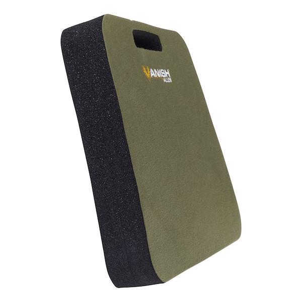 Vanish Foam Cushion, 14 in. L x 13 in. W x 2 in. Thick, Olive Green - 5839