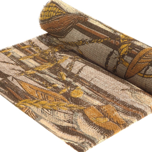 Vanish Camo Burlap, Glare-Free Hunting Blind Material, 12' x 54 in., Natural & Grain Belt - 25335