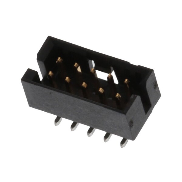 Molex Board Connector, 10 Contact(S), 2 Row(S), Male, Right Angle, 0.079 Inch Pitch, Surface Mount - 878321007